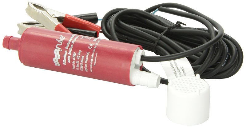 Rule IL280P 12 Volt 280 GPH Inline and Submersible Pump - Image 1